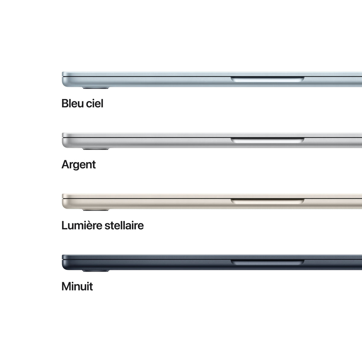 MacBook Air 13 pouces: Puce Apple M5 avec CPU 10 cœurs et GPU 10 cœurs, 1 To SSD - Lumière stellaire